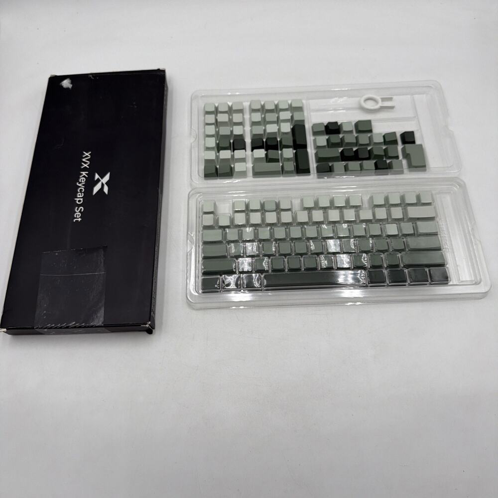 XVX Shine through Gradient Seaweed Green Keycaps - 136 Keys